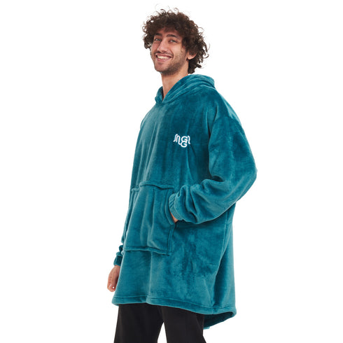 Snuggs Blanket Hoodie Teal